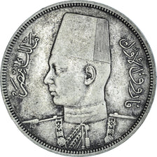 Moneta, Egitto, Farouk, 10 Piastres, 1937/AH1356, British Royal Mint, BB