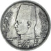 Moneta, Egitto, Farouk, 10 Piastres, 1937/AH1356, British Royal Mint, BB