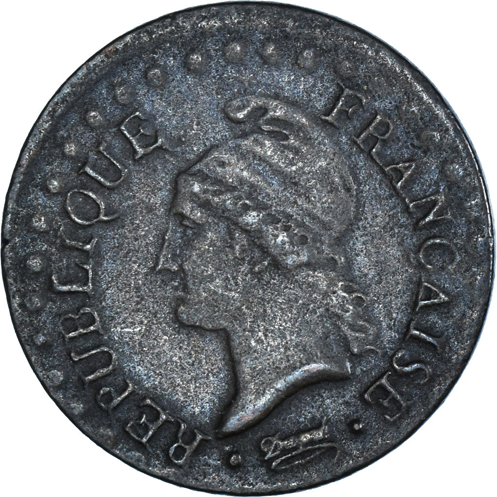 Monnaie, France, Dupré, Centime, AN 6, Paris, TTB+, Bronze, Gadoury:76, KM:646