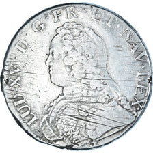Coin, France, Louis XV, Ecu aux branches d'olivier, 1736-1739, Aix-en-Provence