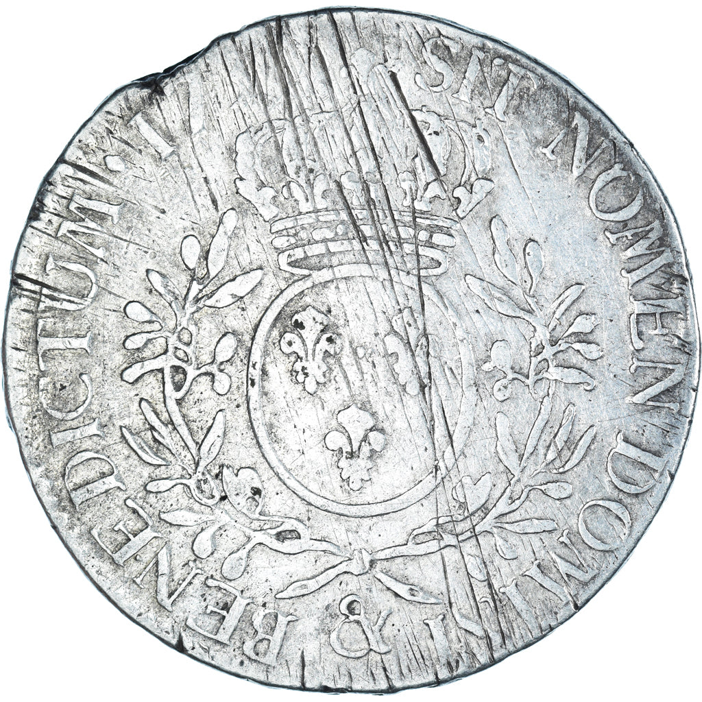 Monnaie, France, Louis XV, Ecu aux branches d'olivier, 1736-1739