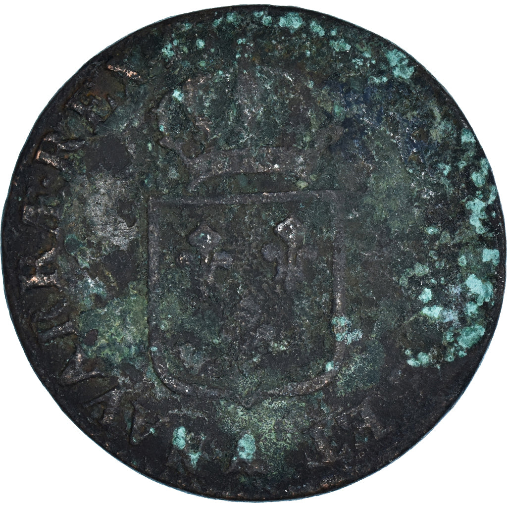 Munten, Frankrijk, Louis XV, Sol à la vieille tête, Paris, ZG+, Koper