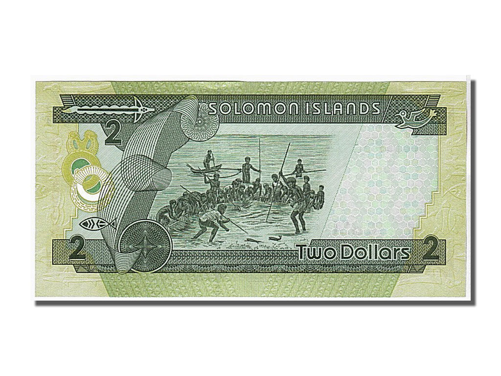 Billet, Îles Salomon, 2 Dollars, 2011, NEUF