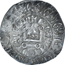 Moneta, Francia, Charles IV, Maille Blanche, BB, Argento, Duplessy:243A
