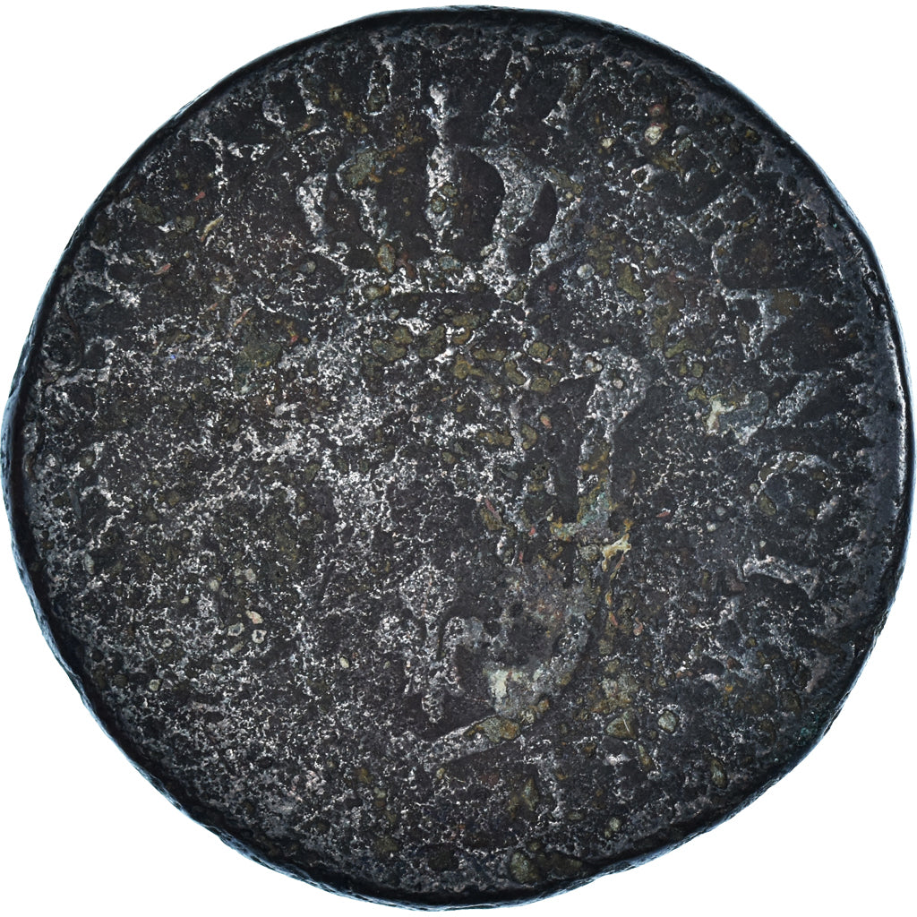 Moeda, França, Louis XV, Sol d'Aix, Sol, 1771, Aix, F(12-15), Cobre, KM:542