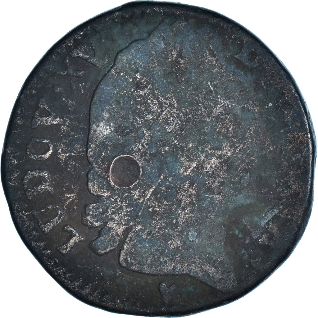 Munten, Frankrijk, Louis XV, Sol d'Aix, Sol, 1768, Aix, ZG+, Koper, KM:542