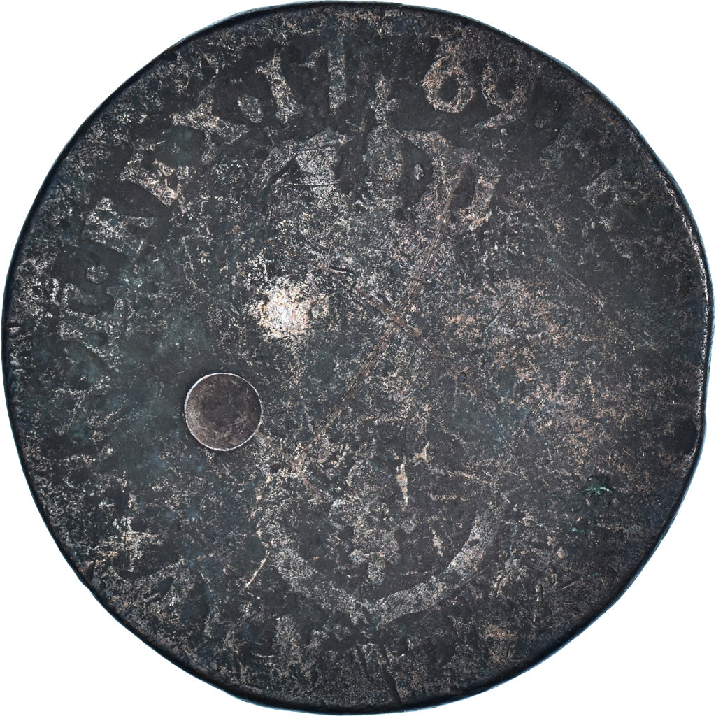 Munten, Frankrijk, Louis XV, Sol d'Aix, Sol, 1768, Aix, ZG+, Koper, KM:542