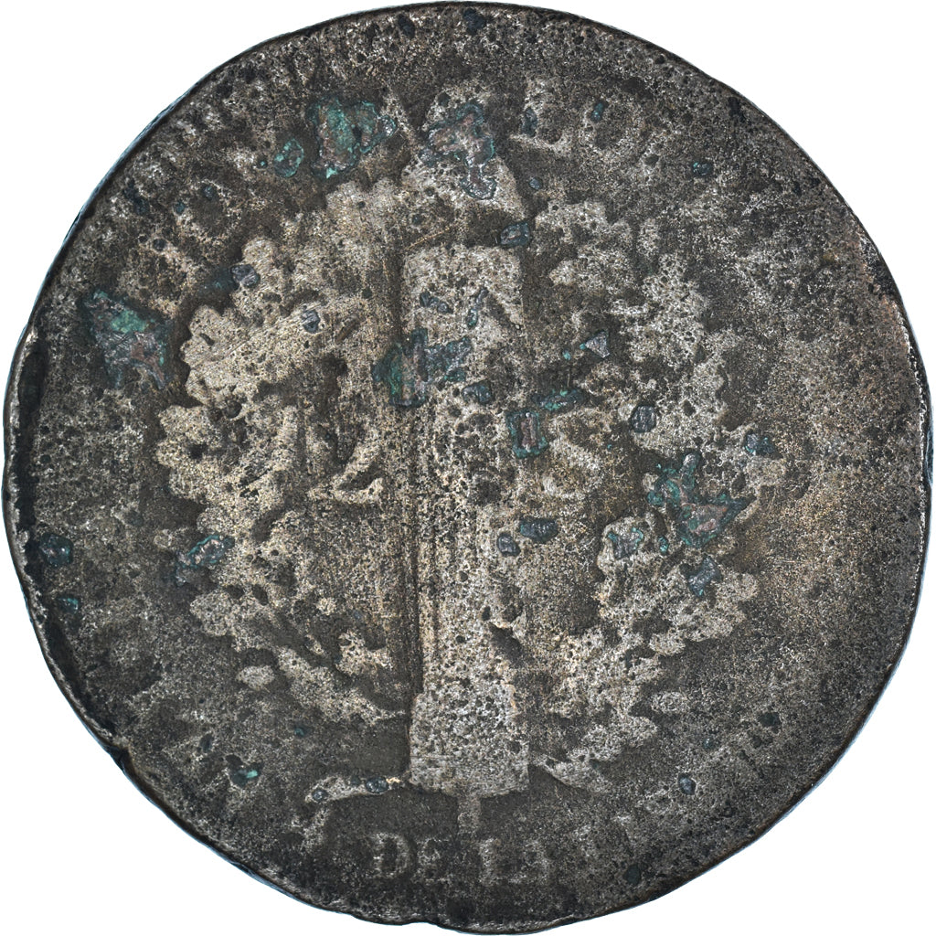 Moneta, Francia, Louis XVI, 2 sols Français, 1792 / AN 4, Strasbourg, B+