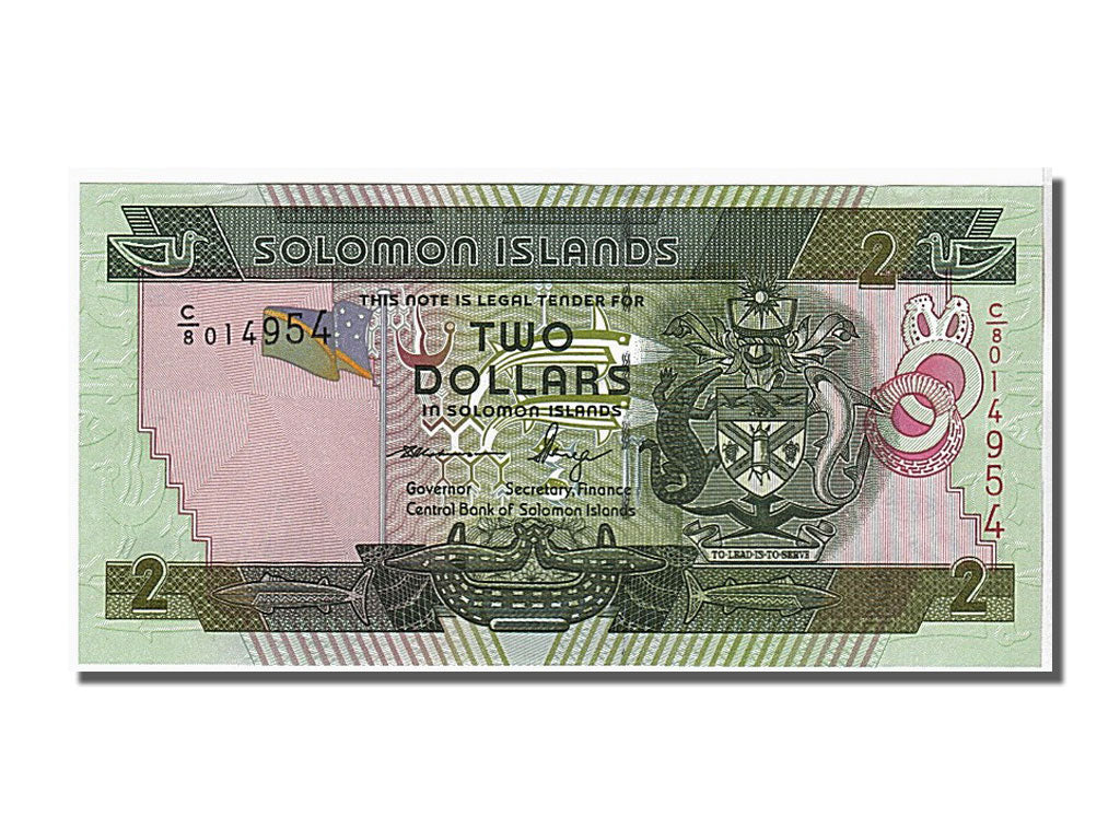 Banknot, Wyspy Salomona, 2 Dollars, 2011, KM:18, UNC(65-70)