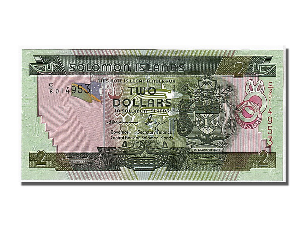 Geldschein, Salomonen, 2 Dollars, 2011, KM:18, UNZ
