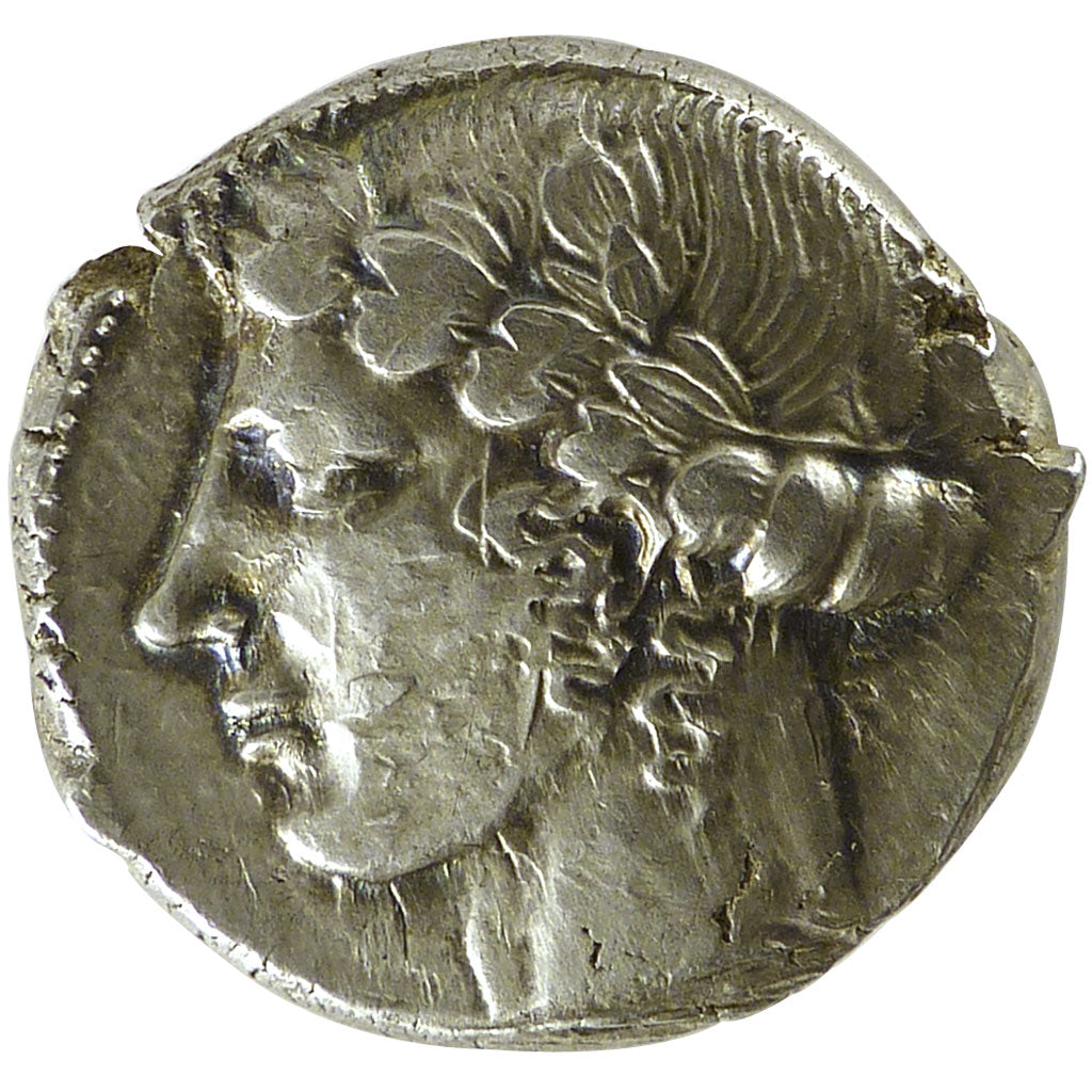 Sicily, Leontini ( 466-422 BC), Tetradrachm, Leontini, AU(50-53), Silver, Pozzi.