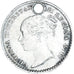 Coin, Great Britain, Victoria, Penny, 1866, Holed, EF(40-45), Silver, KM:727