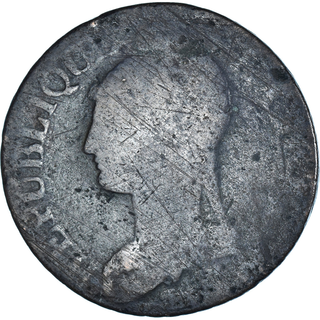 Münze, Frankreich, Dupré, 5 Centimes, AN 5, S, Kupfer, Gadoury:126