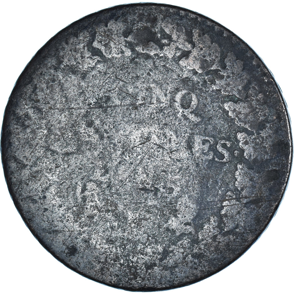 Münze, Frankreich, Dupré, 5 Centimes, AN 5, S, Kupfer, Gadoury:126