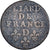 Moneta, Francia, Louis XIV, Liard, 1655, Vimy, MB, Rame, KM:192.5, Gadoury:80