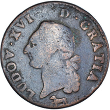 Monnaie, France, Louis XVI, Sol, 1782, Orléans, TB+, Cuivre, Gadoury:350