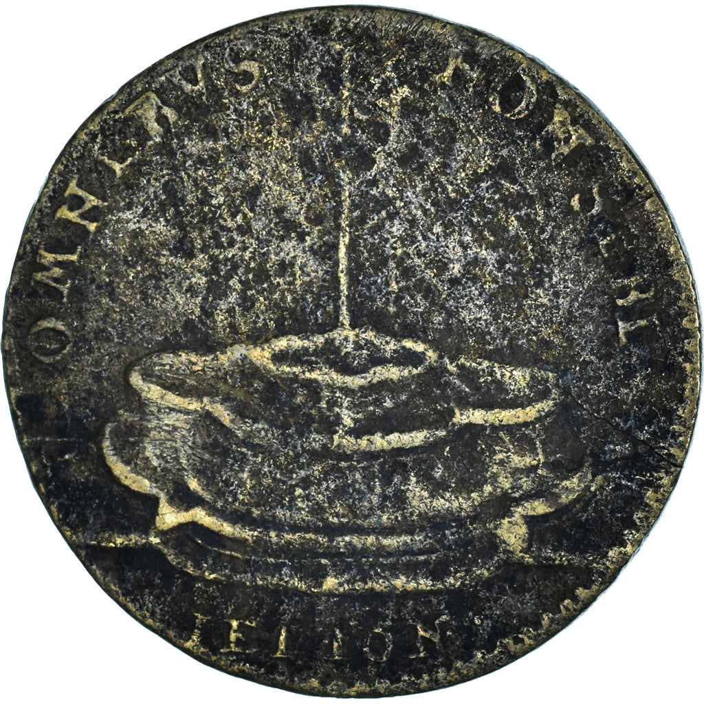 Deutschland, betaalpenning, Louis XVI, OMNIBUS NON SIBI, Nuremberg, S+, Messing
