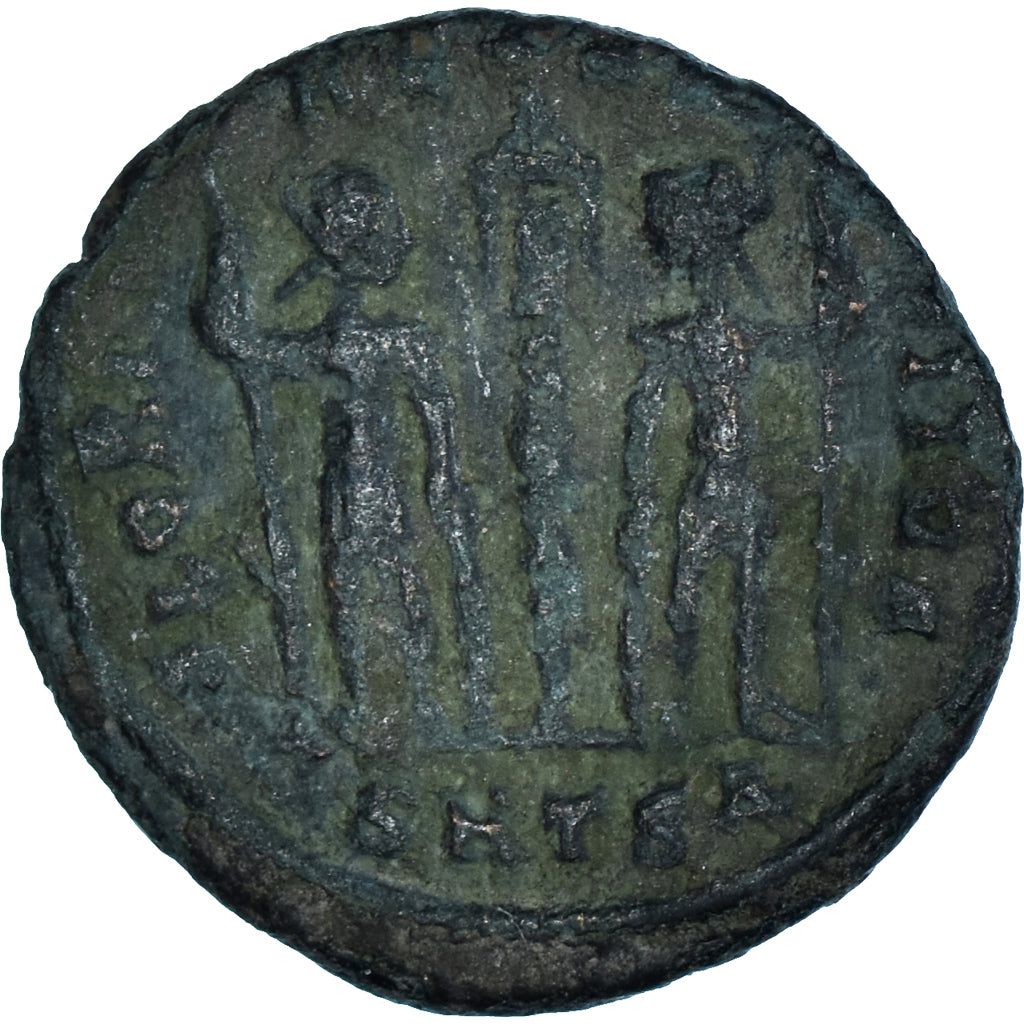 Monnaie, Constantin I, Follis, 336-337, Thessalonique, TB+, Bronze, RIC:222