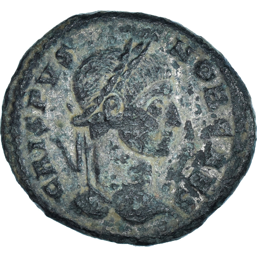 Munten, Crispus, Follis, 320-321, Arles, FR+, Bronzen, RIC:220