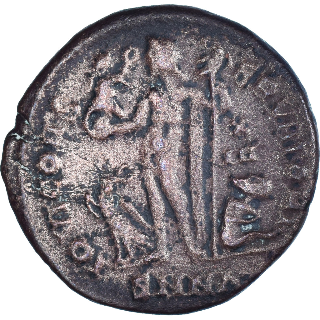 Monnaie, Constantin I, Follis, 321-324, Nicomédie, TB+, Bronze, RIC:43