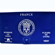Munten, Frankrijk, Coffret 1 c. à 10 frs., 1981, Monnaie de Paris, FDC, n.v.t.