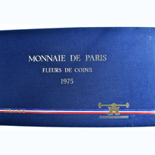 Moneta, Francja, Coffret 1 c. à 50 frs., 1975, Monnaie de Paris, MS(65-70), ND