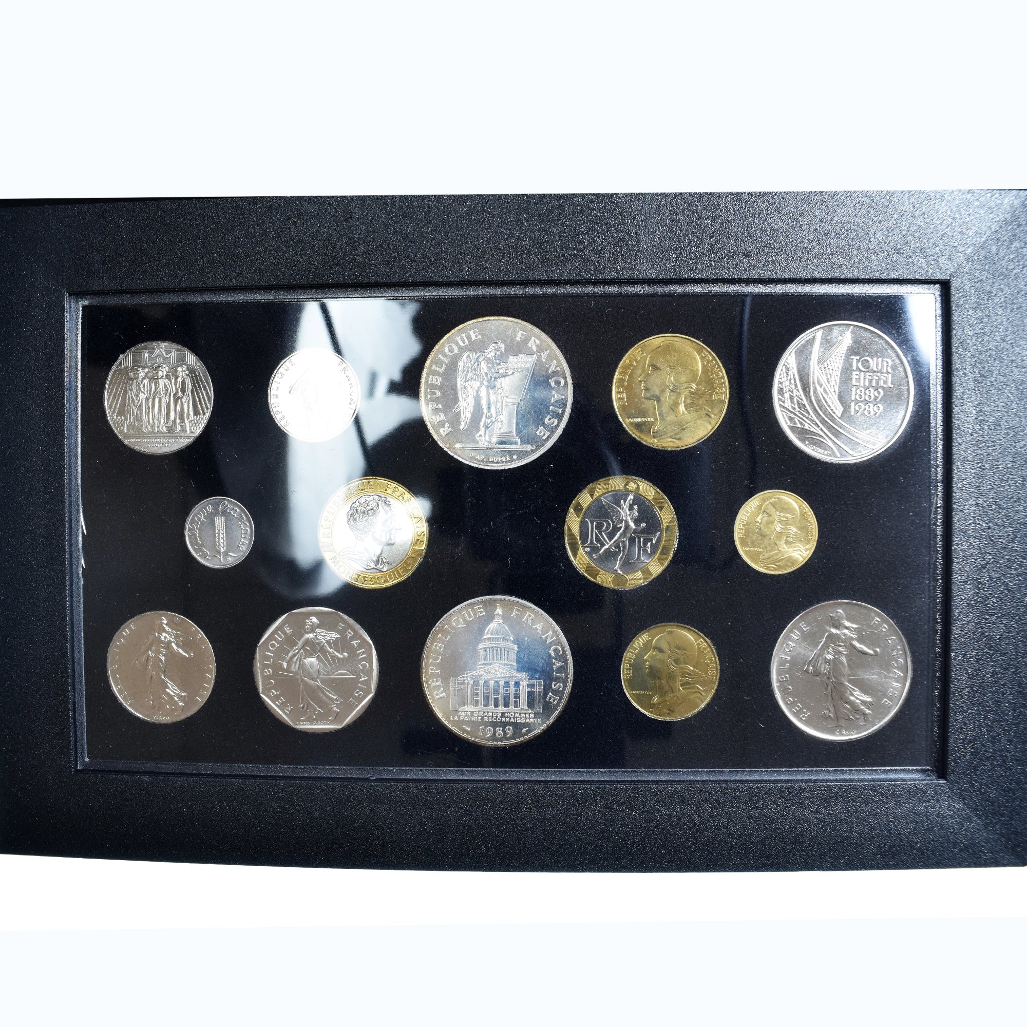 Moneta, Francia, Coffret 1 c. à 100 frs., 1989, Monnaie de Paris, FDC, N.C.