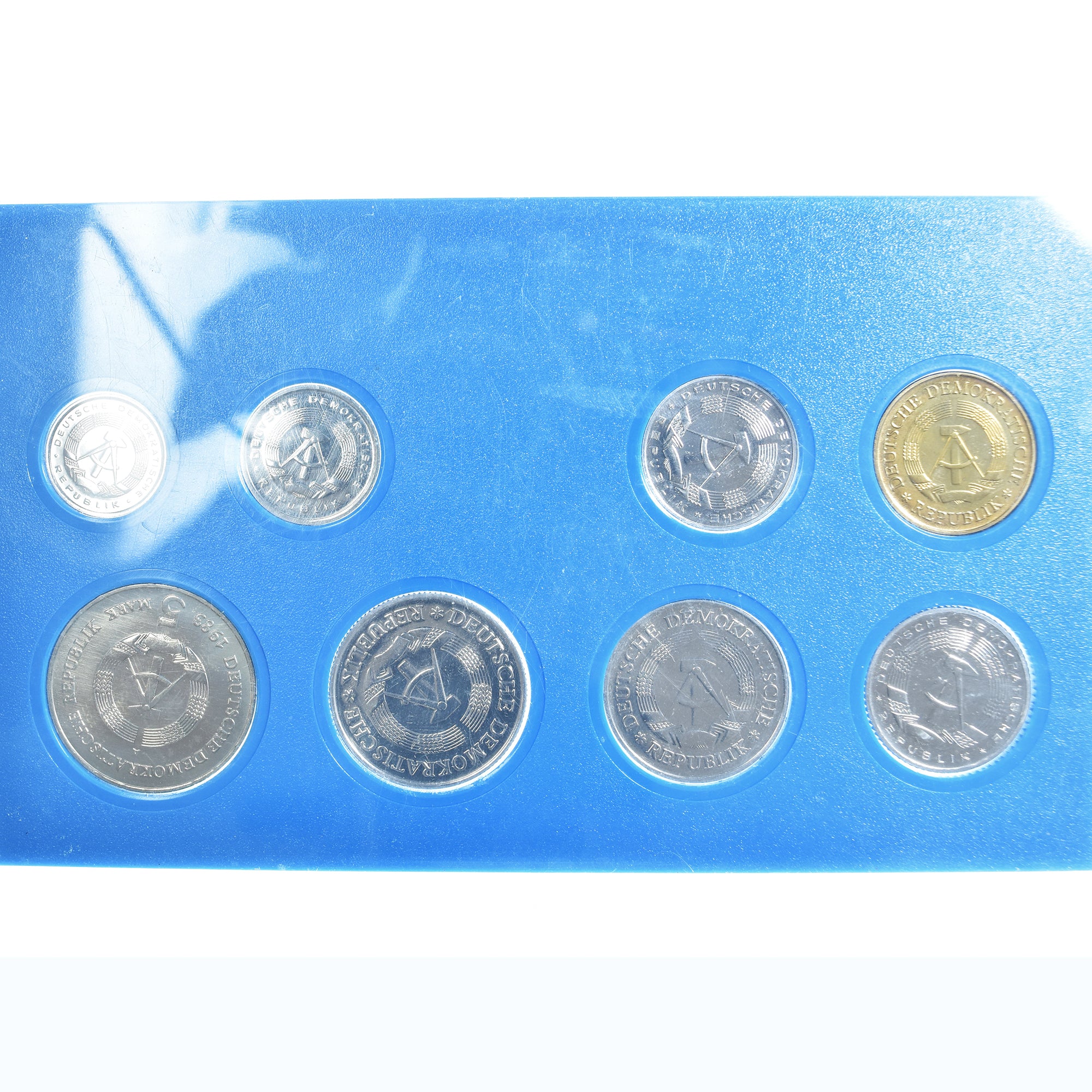 Monnaie, République démocratique allemande, 1 pfennig to 5 mark Meißen, 1983