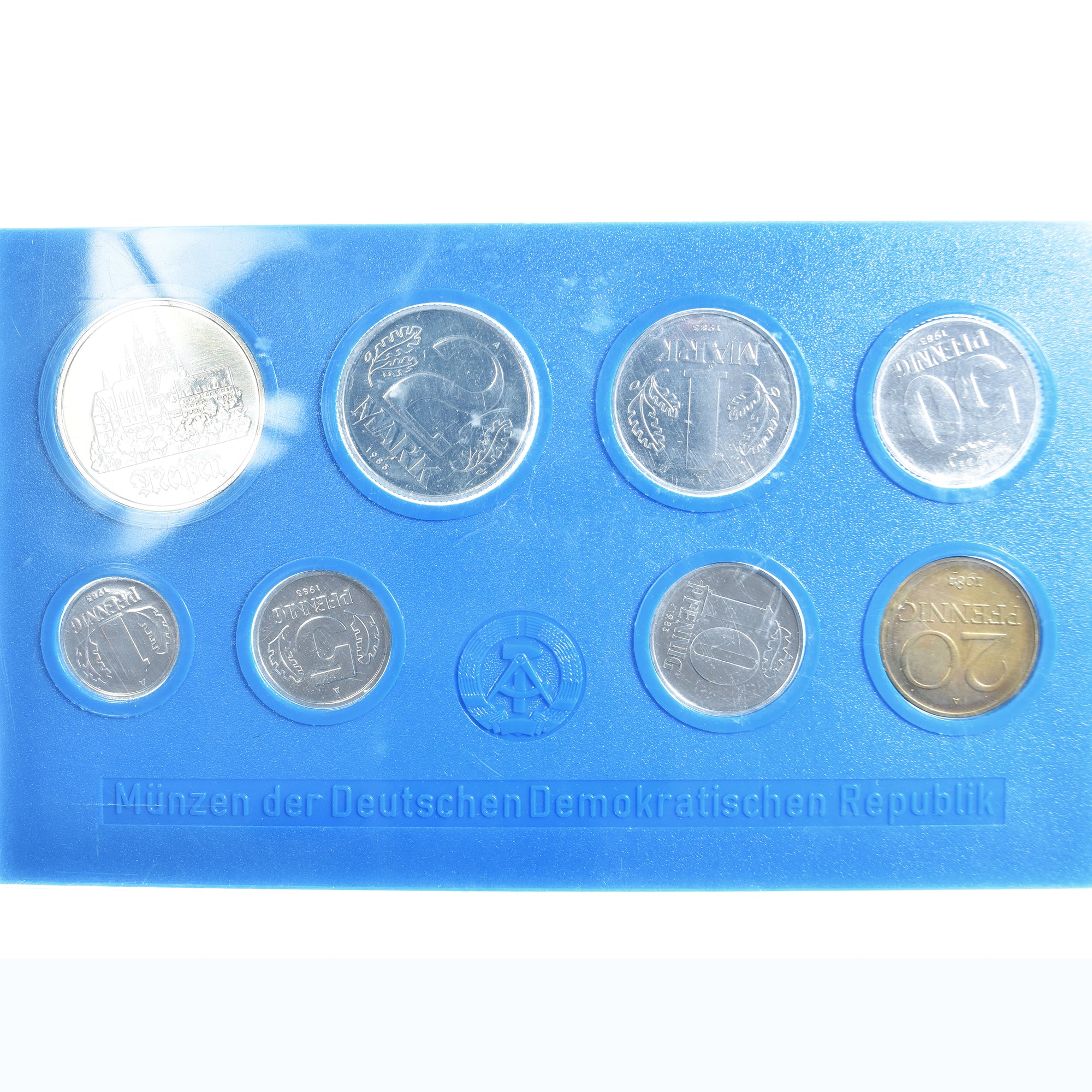Monnaie, République démocratique allemande, 1 pfennig to 5 mark Meißen, 1983