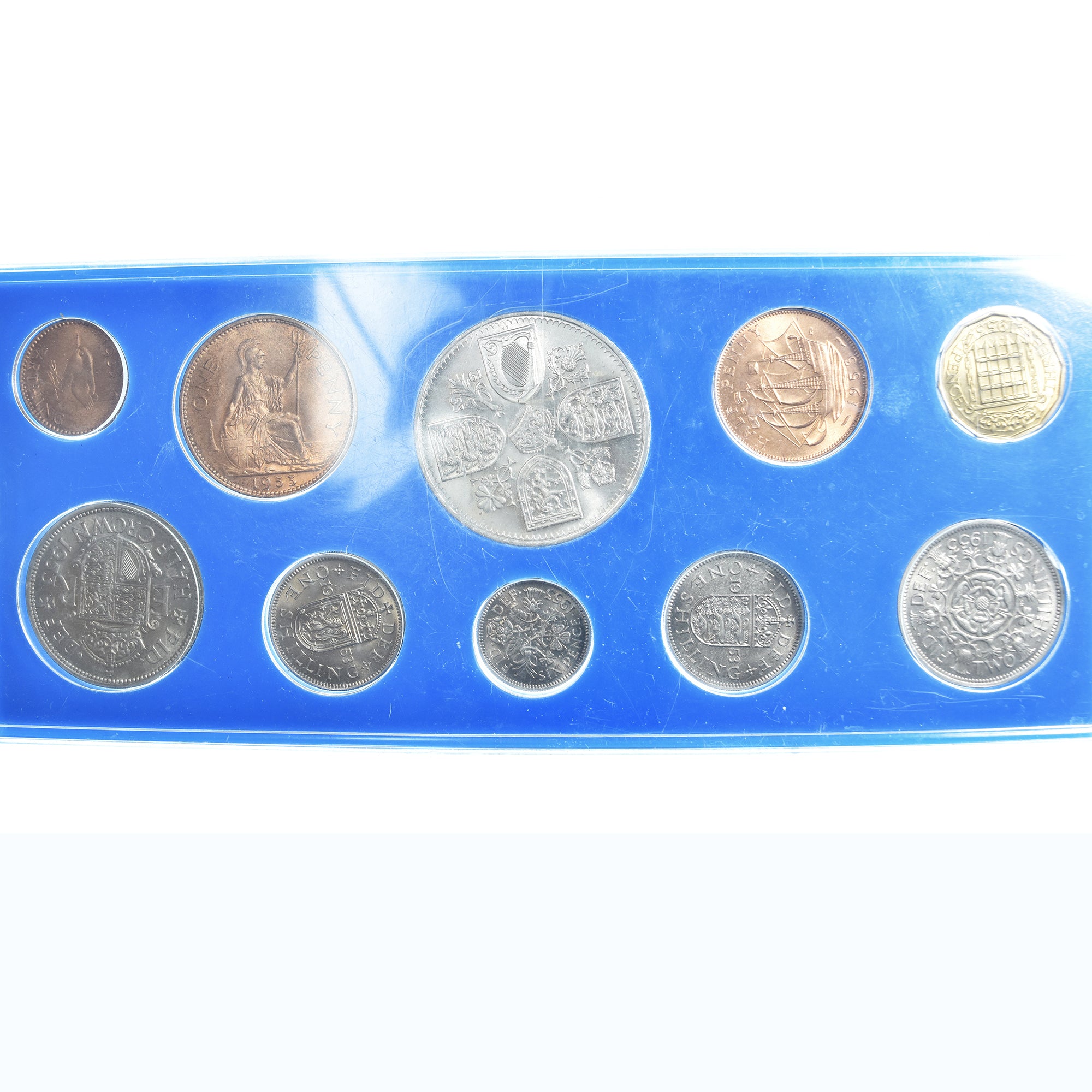 Coin, Great Britain, Elizabeth II, Coronation set, 1953, British Royal Mint