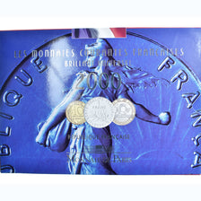 Monnaie, France, Coffret 1 c. à 20 frs., 2000, Monnaie de Paris, BU, FDC