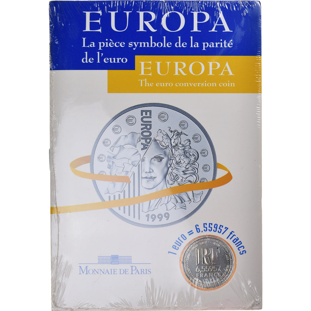 Moeda, França, Europa - monnaie parité, 6.55957 Francs, 1999, Monnaie de