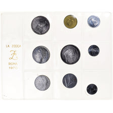 Moneta, Italia, 1 lira to 500 lire, 1970, Rome, FDC, N.C.