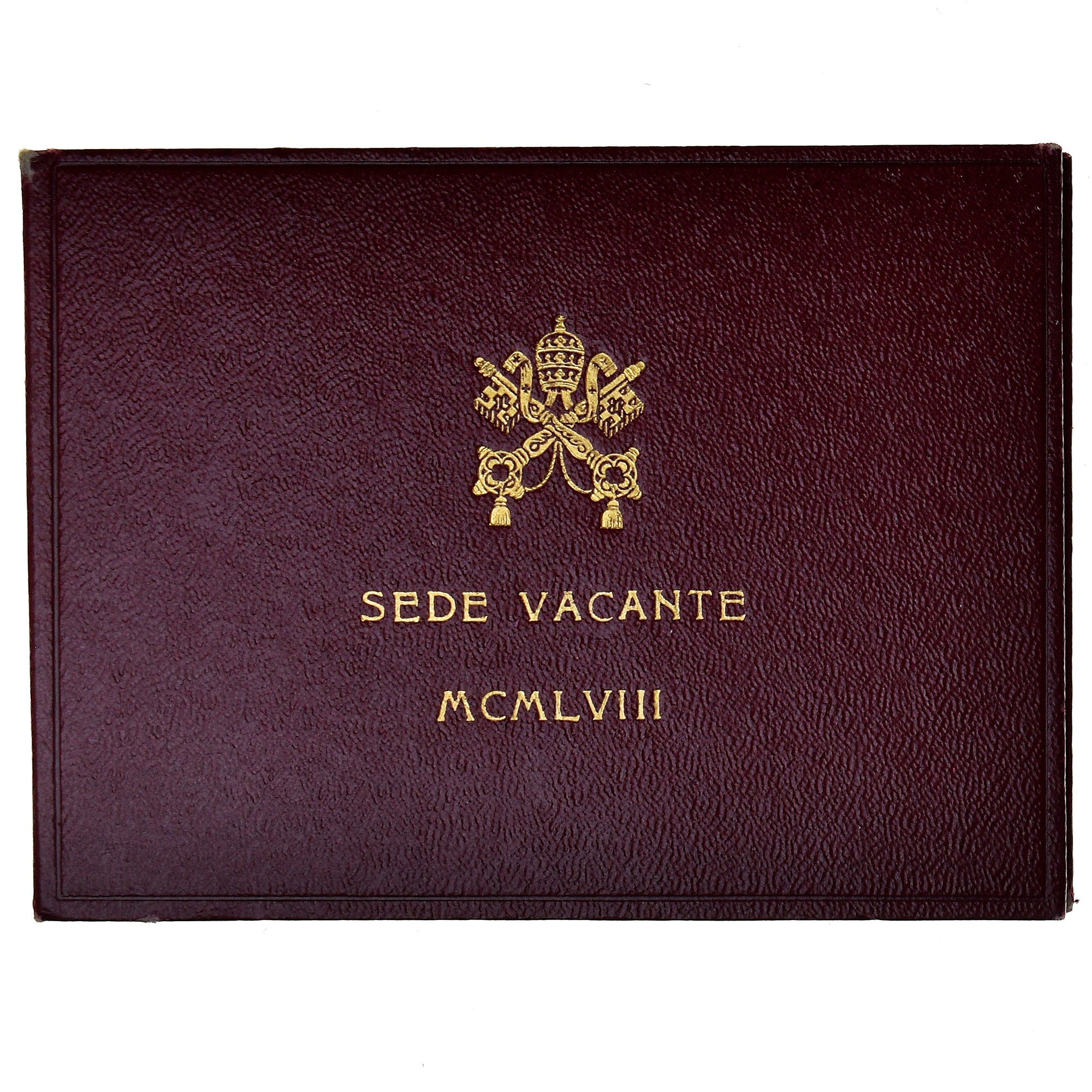 Moneta, Vaticano, 500 Lire, 1958, Rome, SEDE VACANTE, FDC, Argento