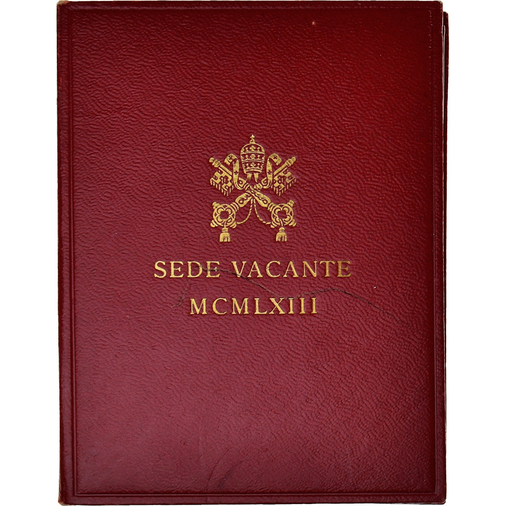 Moneta, Vaticano, 500 Lire, 1963, Rome, SEDE VACANTE, FDC, Argento