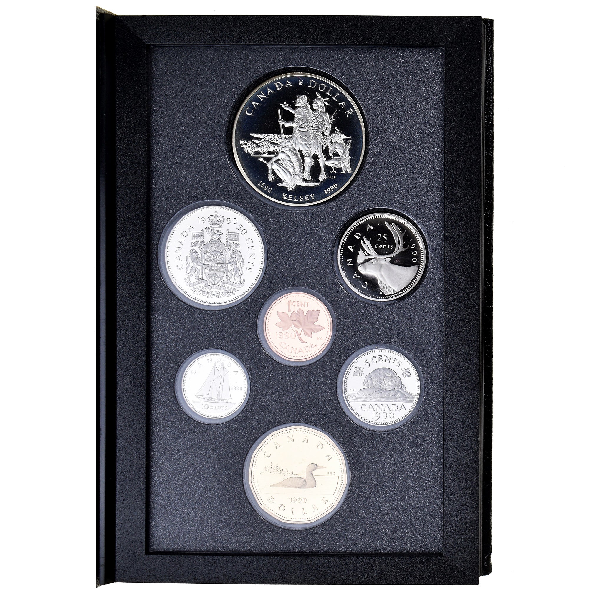 Münze, Kanada, Elizabeth II, 1 c. to 1$, 1990, Royal Canadian Mint, STGL