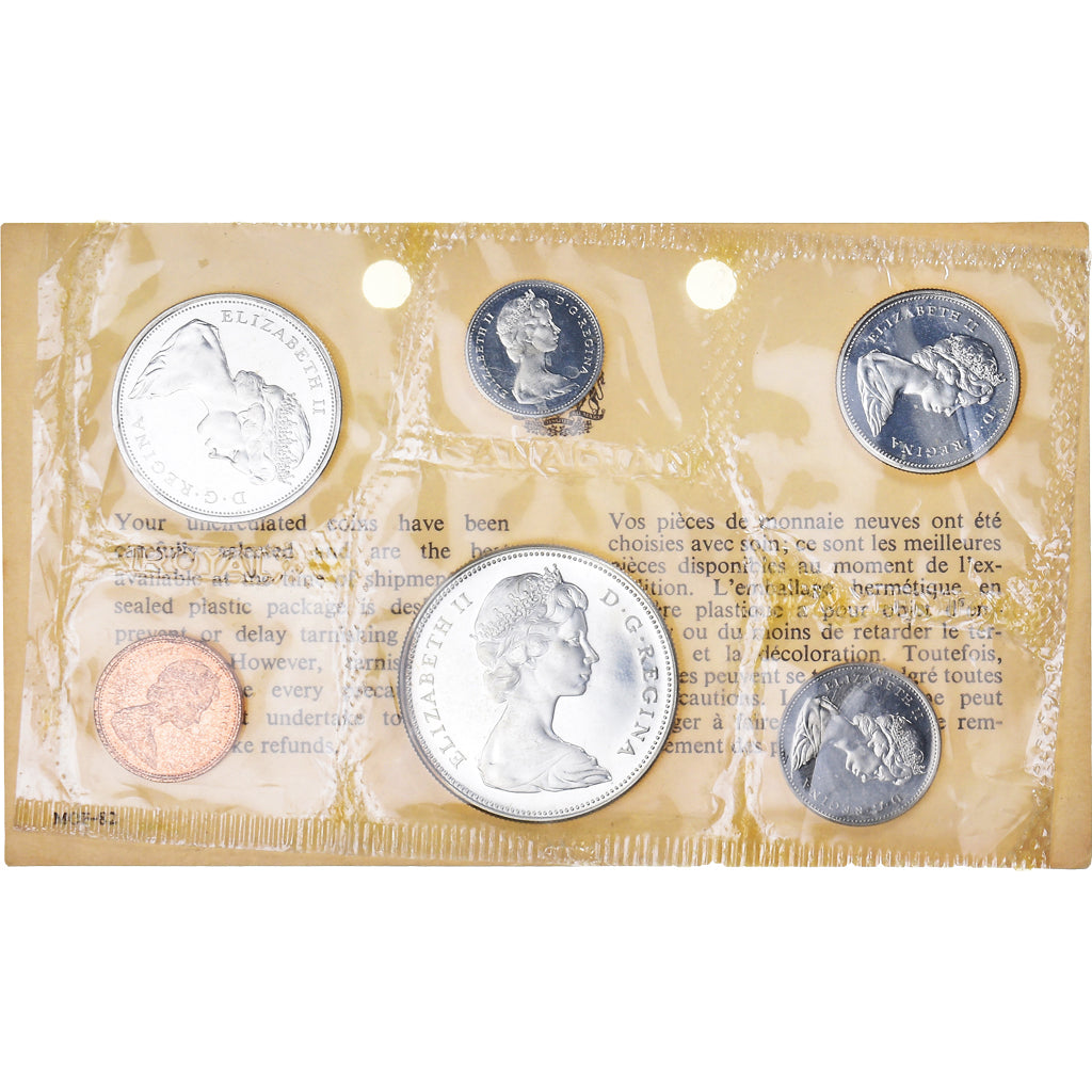 Coin, Canada, Elizabeth II, 1 c. to 1$, 1967, Royal Canadian Mint, UNC