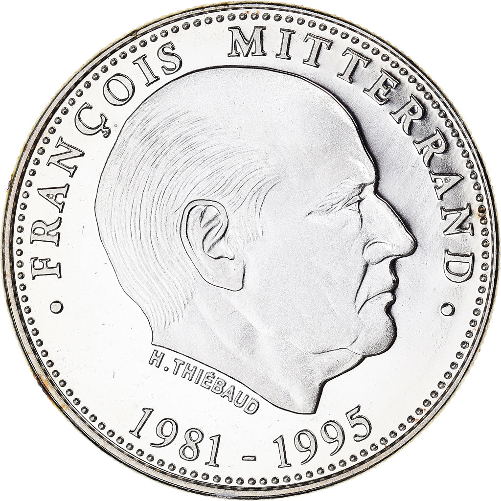Frankreich, Medaille, François Mitterrand, Politics, STGL, Kupfer-Nickel