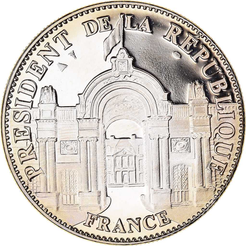 Frankreich, Medaille, François Mitterrand, Politics, STGL, Kupfer-Nickel