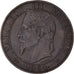 Coin, France, Napoleon III, 5 Centimes, 1864, Strasbourg, EF(40-45), Bronze