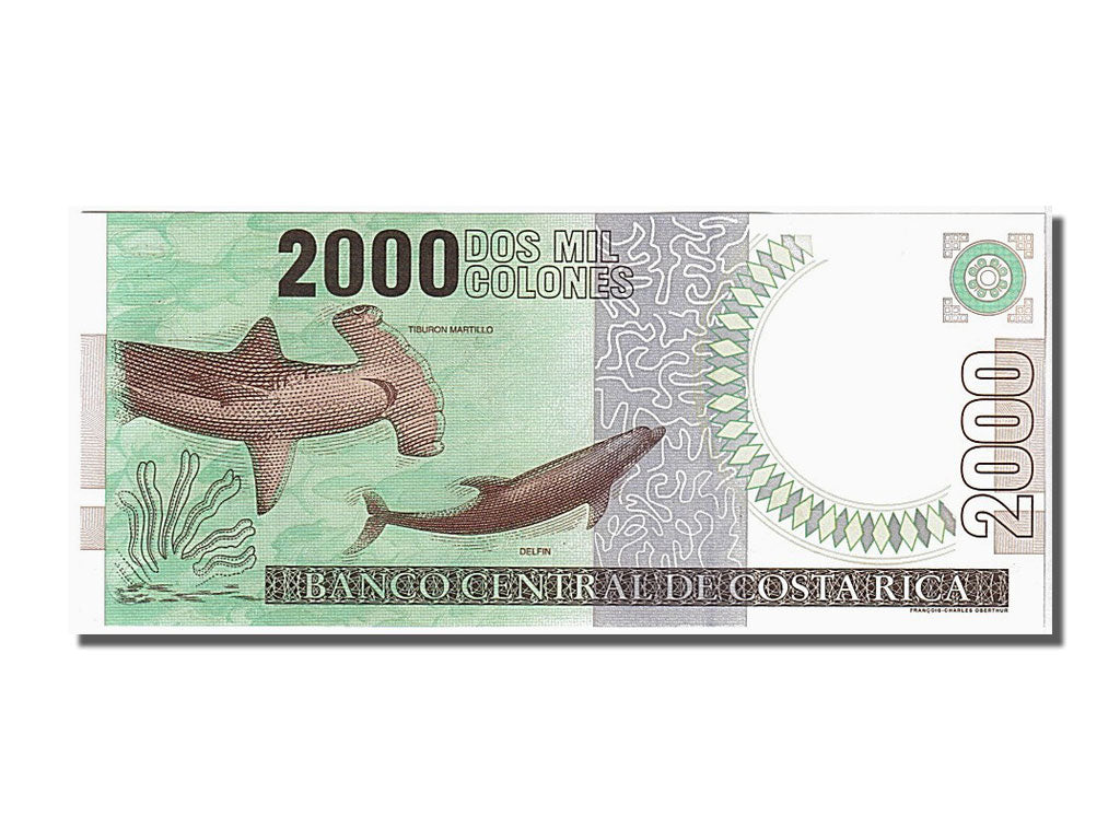 Banknote, Costa Rica, 2000 Colones, 2005, KM:265e, UNC(65-70)
