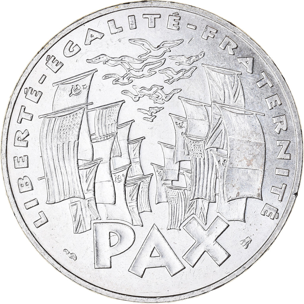 Munten, Frankrijk, 8 mai 1945, 100 Francs, 1995, Paris, ZF+, Zilver, KM:1116.1