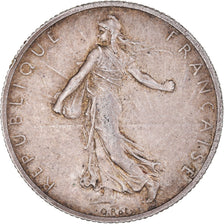 Münze, Frankreich, Semeuse, 2 Francs, 1917, Paris, SS, Silber, KM:845.1