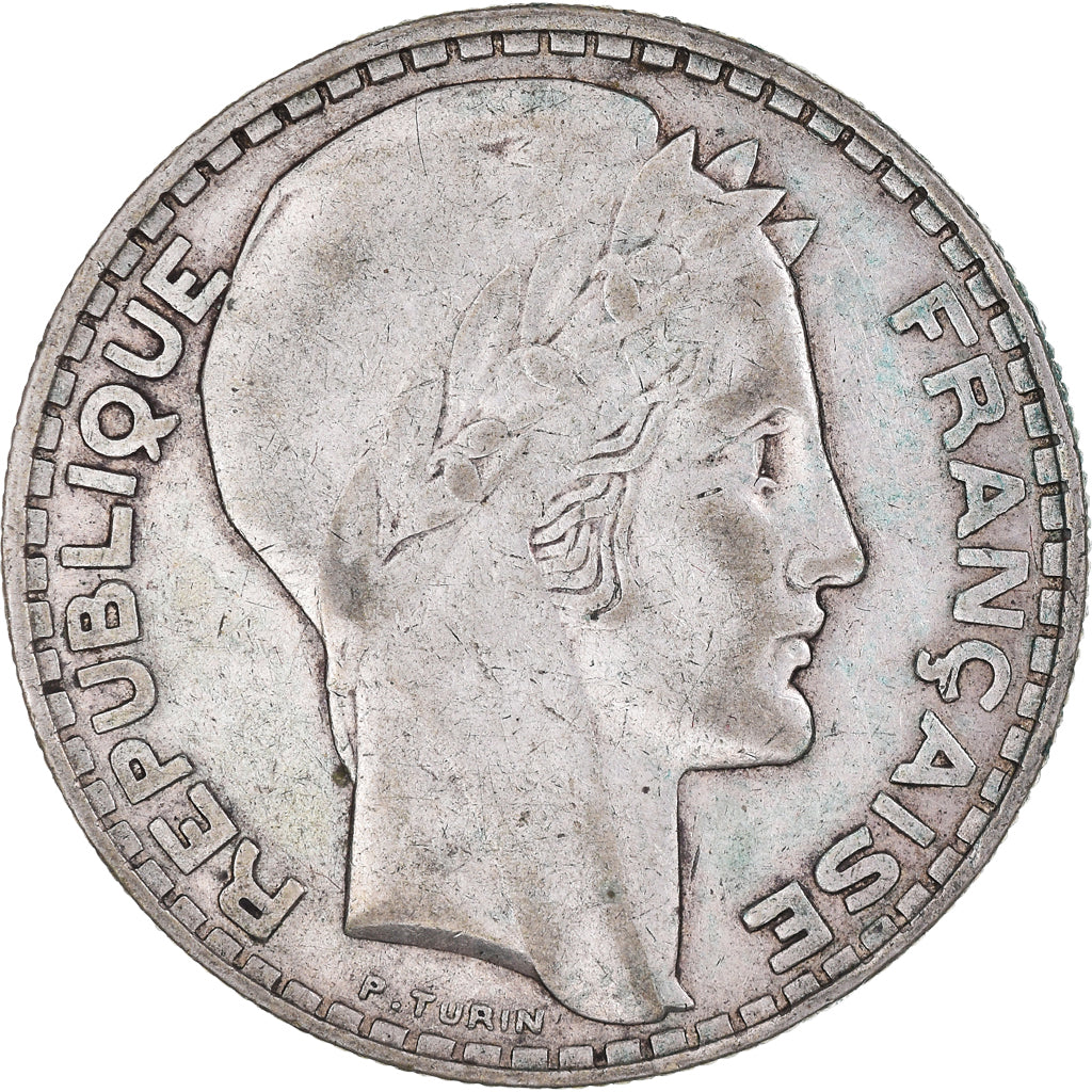 Coin, France, Turin, 20 Francs, 1929, Paris, VF(30-35), Silver, KM:879