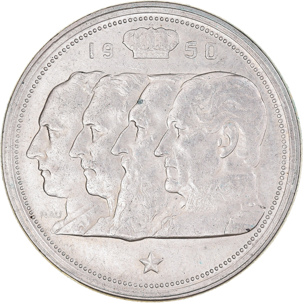 Monnaie, Belgique, 100 Francs, 100 Frank, 1950, Bruxelles, TTB, Argent, KM:138.1