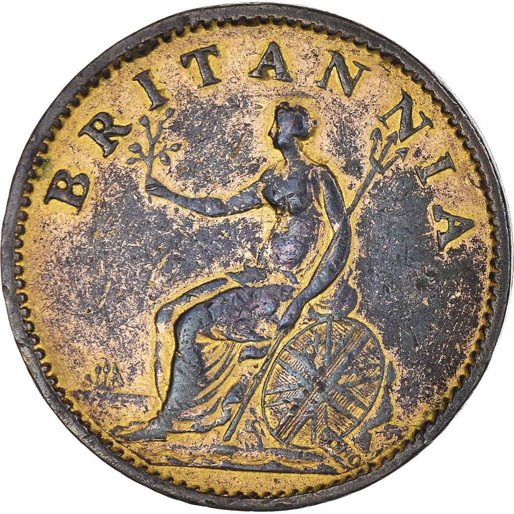 Moneta, Gran Bretagna, George III, Farthing, 1806, Handsworth, MB+, Rame dorato