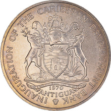Coin, ANTIGUA, Elizabeth II, 4 Dollars, 1970, MS(63), Copper-nickel, KM:1