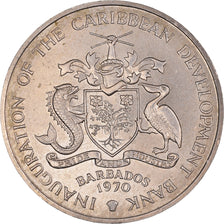 Moneda, Barbados, Elizabeth II, 4 Dollars, 1970, SC, Cobre - níquel, KM:A9