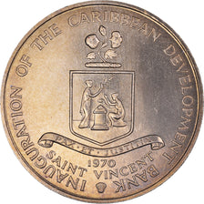 Moneta, SAINT VINCENT, Elizabeth II, 4 Dollars, 1970, MS(63), Miedź-Nikiel