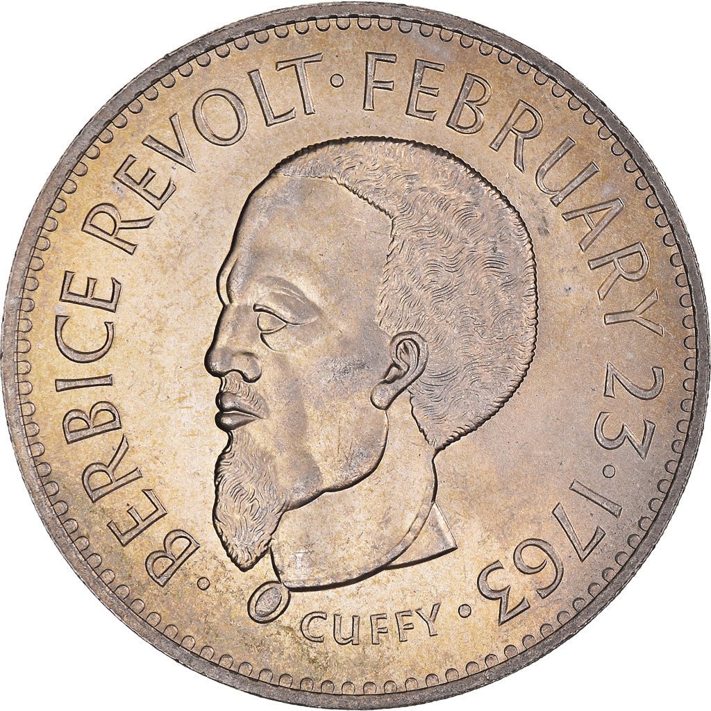 Moneta, Guyana, Dollar, 1970, Franklin Mint, SPL, Rame-nichel, KM:36